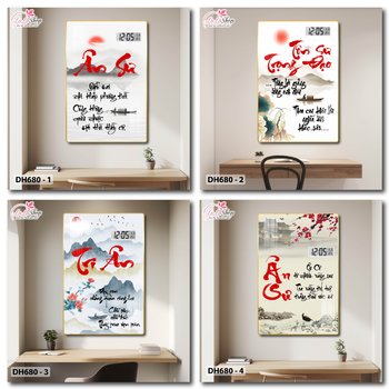 Tranh Đồng Hồ Điện Tử Pha Lê Treo Tường Tặng Thầy Cô Món Quà Kỷ Niệm Ý Nghĩa