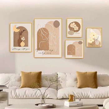 Tranh Treo Tường Trang Trí Phong Cách Nghệ Thuật Cô Gái Và Hoa