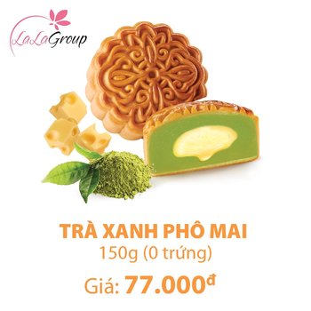 Bánh Trung Thu KIDO Trà Xanh Phomai 0 trứng 150g (XP0)