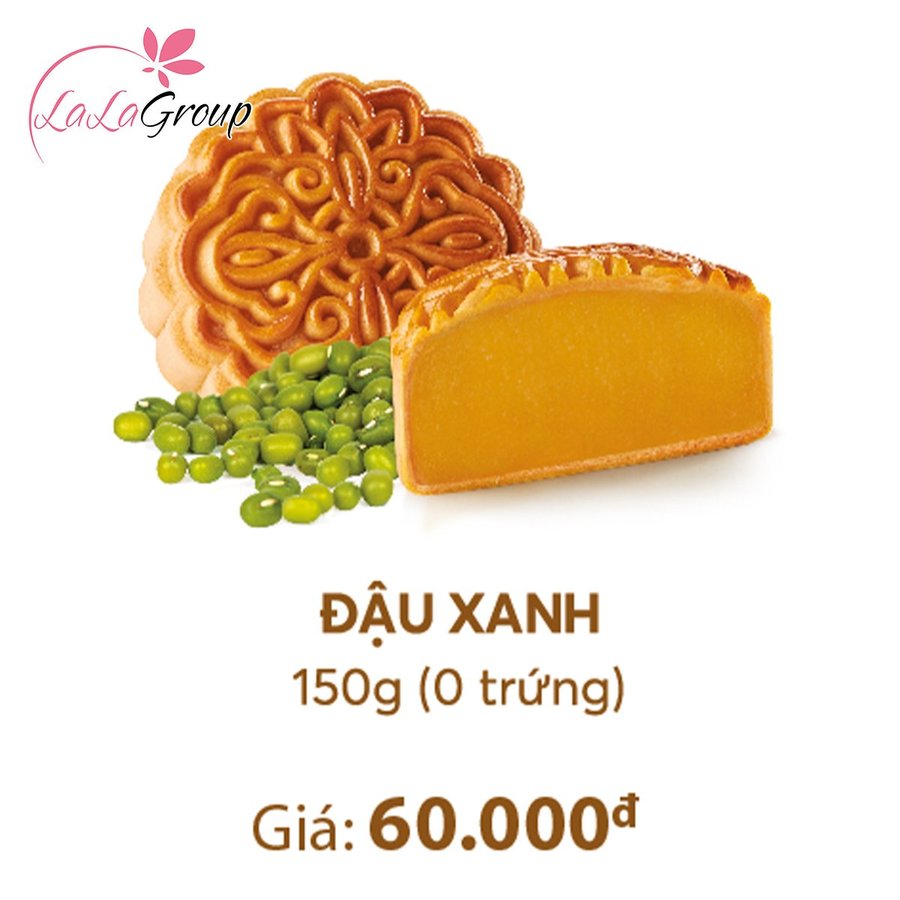 Bánh Trung Thu Thọ Phát Đậu Xanh 0 Trứng 150g (TX0)