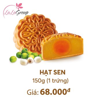Bánh Trung Thu Thọ Phát Hạt Sen 1 Trứng 150g (TS1)