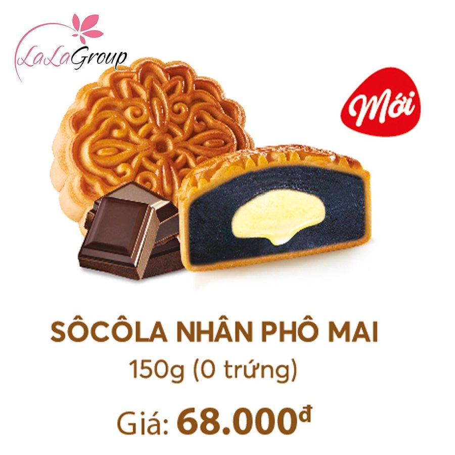 Bánh Trung Thu Thọ Phát Sô Cô La Phô Mai 0 Trứng 150g (TC0)