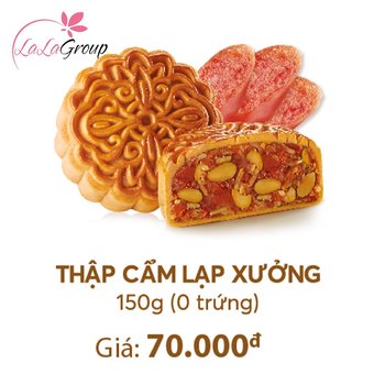 Bánh Trung Thu Thọ Phát Thập Cẩm Lạp Xưởng 0 Trứng 150g (TT0)