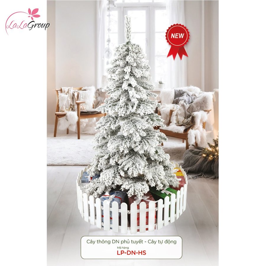 Cây thông DN phủ tuyết - Cây tự động