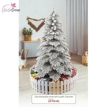 Cây thông đầu nhọn phủ tuyết - Cây treo