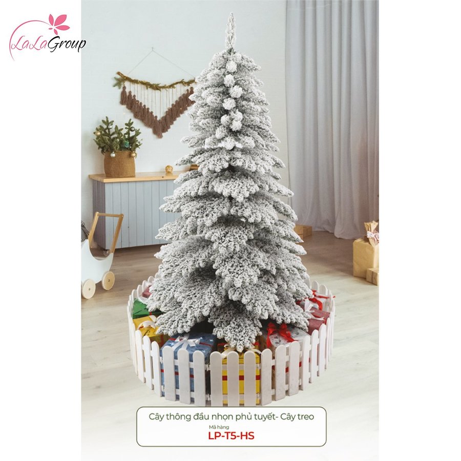 Cây thông đầu nhọn phủ tuyết - Cây treo