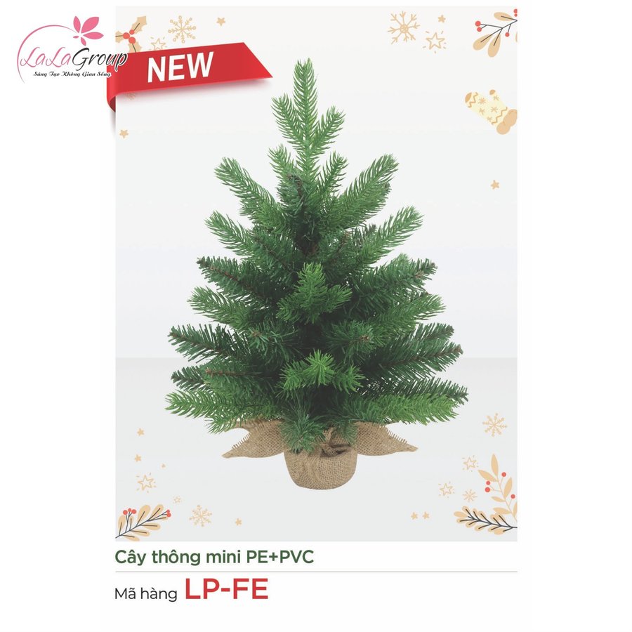 Cây thông noel mini PE PVC