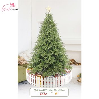 Cây Thông PE 3 Loại Lá- Cây tự động (LP-OT)