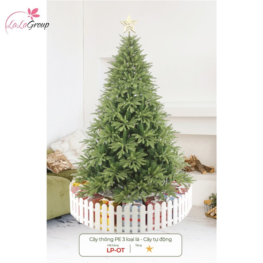 Cây Thông PE 3 Loại Lá- Cây tự động (LP-OT)