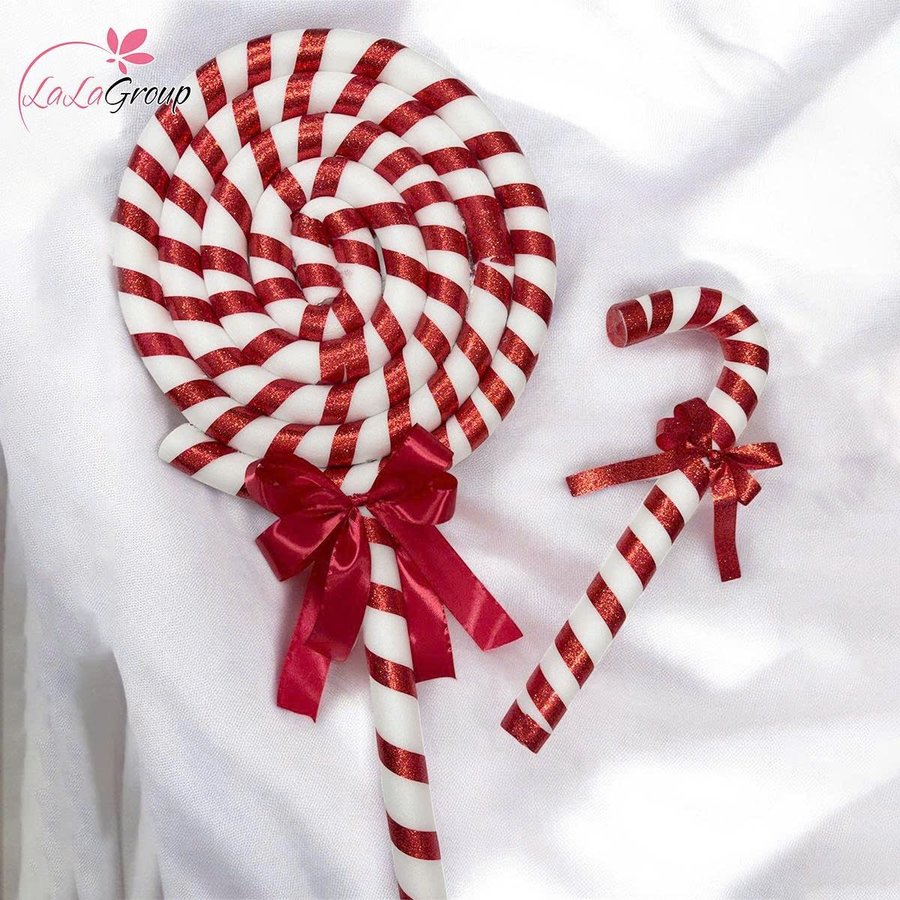 Phụ Kiện Noel Kẹo Cây Và Kẹo Tròn Decor Giáng Sinh