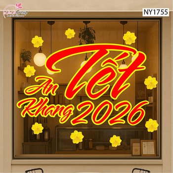 Decal Trang Trí Tết An Khang 2026