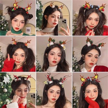 Băng đô sừng tuần lộc nhiều mẫu xinh xắn (giao ngẫu nhiên)