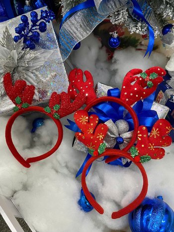 Băng đô noel tuần lộc đỏ nhiều mẫu phụ kiện giáng sinh ngẫu nhiên