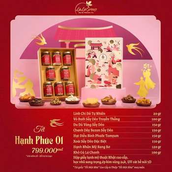Hộp Quà Tết Hạnh Phúc 01 (NL)