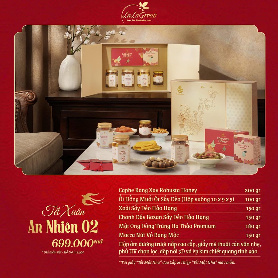 Hộp Quà Tết Xuân An Nhiên 02 (NL)