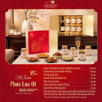 Hộp Quà Tết Xuân Phúc Lộc 01 (NL)