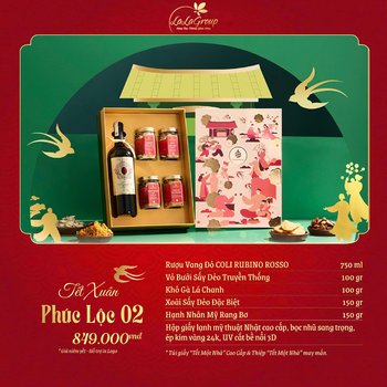 Hộp Quà Tết Xuân Phúc Lộc 02 (NL)