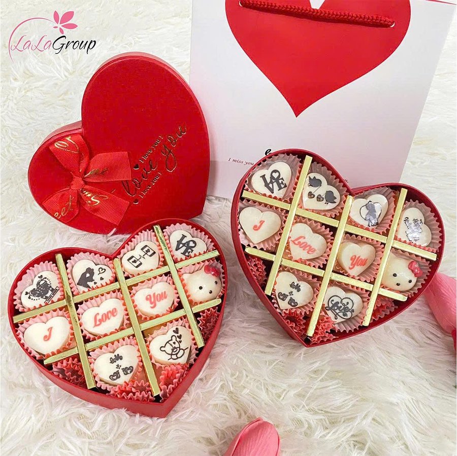 Hộp 10 Viên Socola Mèo I Love You (Giao Ngẫu Nhiên)