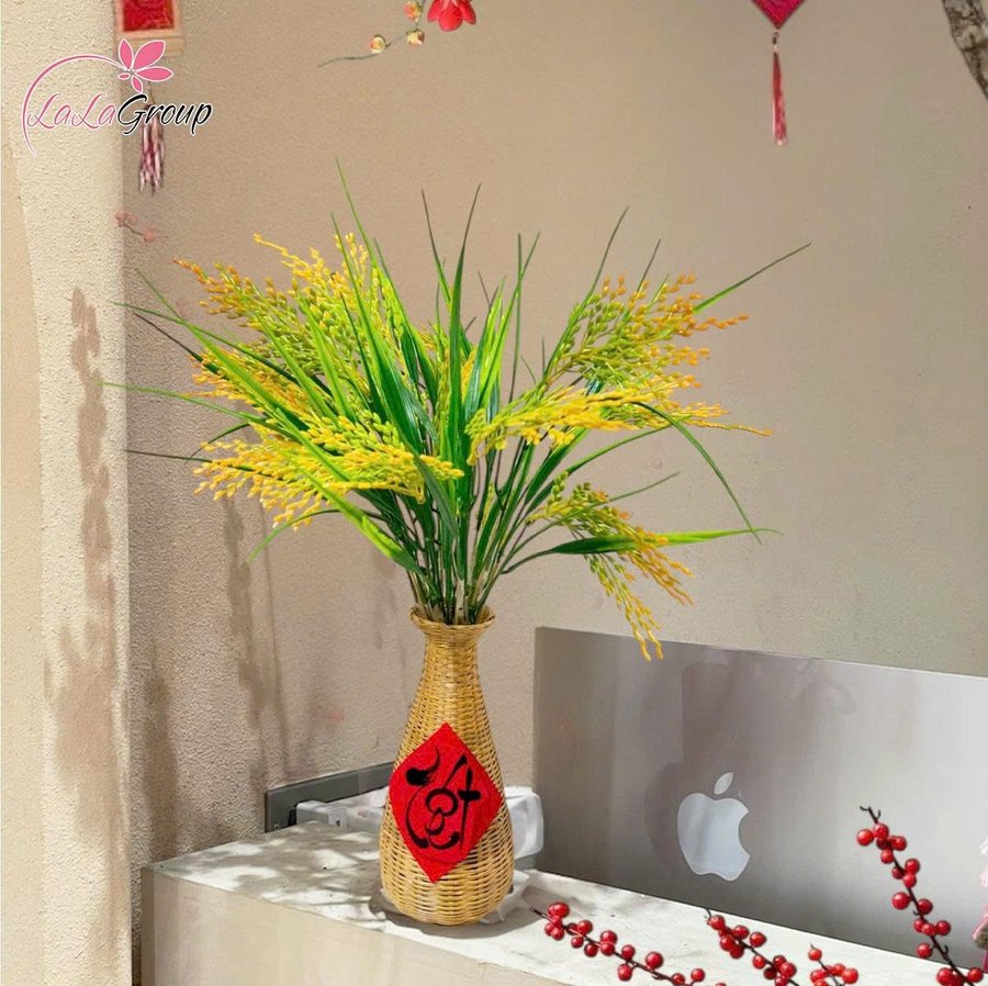 Bình lúa vàng tài lộc sum vầy