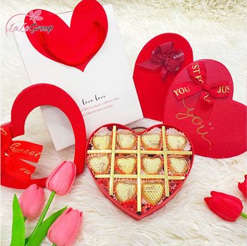 Hộp 10 Viên Socola Beatitude Trái Tim Vàng