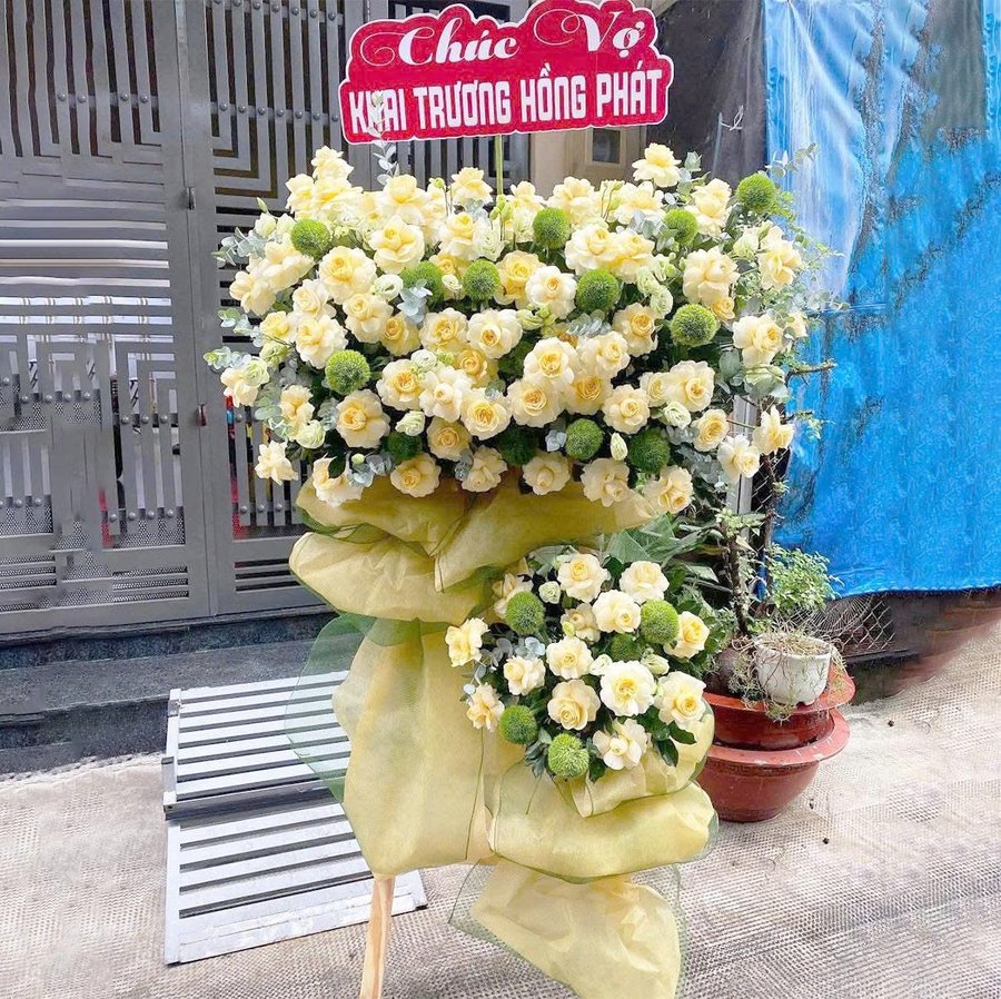 Hoa Khai Trương Vàng Thành Công