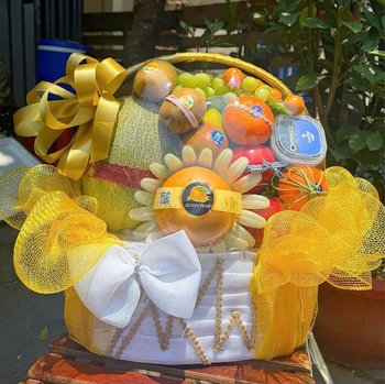 Giỏ Quà Tặng Trái Cây Hoàng Kim Phú Quý