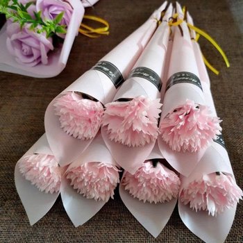 Hộp đầu hoa cúc xù sáp