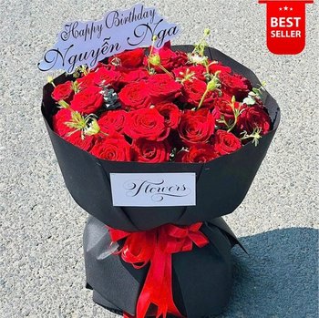 Bó Hoa Hồng Đỏ Xinh Xắn Món Quà Gửi Trọn Lời Yêu