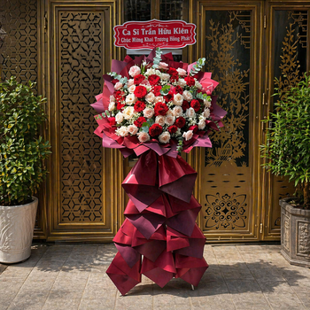 Hoa Khai Trương Tone Đỏ Thịnh Vượng