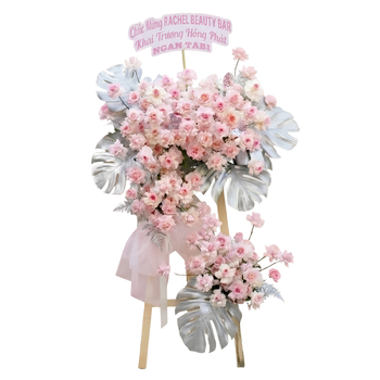 Kệ Hoa Khai Trương Hồng Nhẹ Nhàng