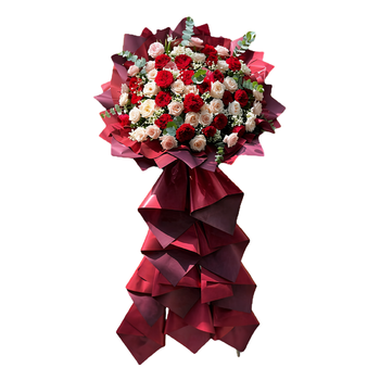 Hoa Khai Trương Tone Đỏ Thịnh Vượng