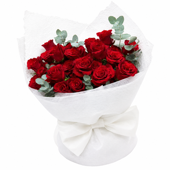 Bó Hoa Hồng Đỏ Nhung Rực Rỡ