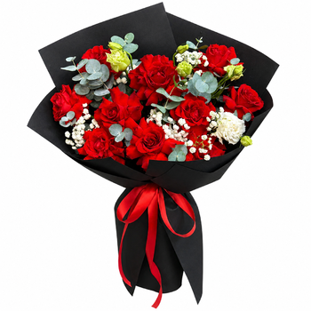 Bó Hoa Hồng Đỏ Tươi Tặng Ngày Lễ Tình Yêu