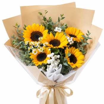 Bó Hoa Hướng Dương Tốt Nghiệp Rạng Rỡ