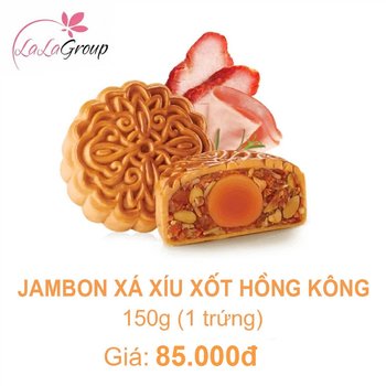 (JB1) Bánh Trung Thu Kido Jambon Xá Xíu Xốt Hồng Kông 1 Trứng 150g