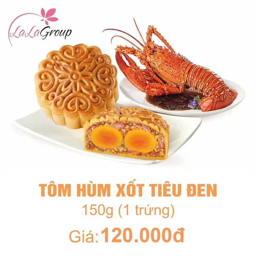 (TA1) Bánh Trung Thu KIDO Tôm Hùm Xốt Tiêu Đen 1 Trứng 150g