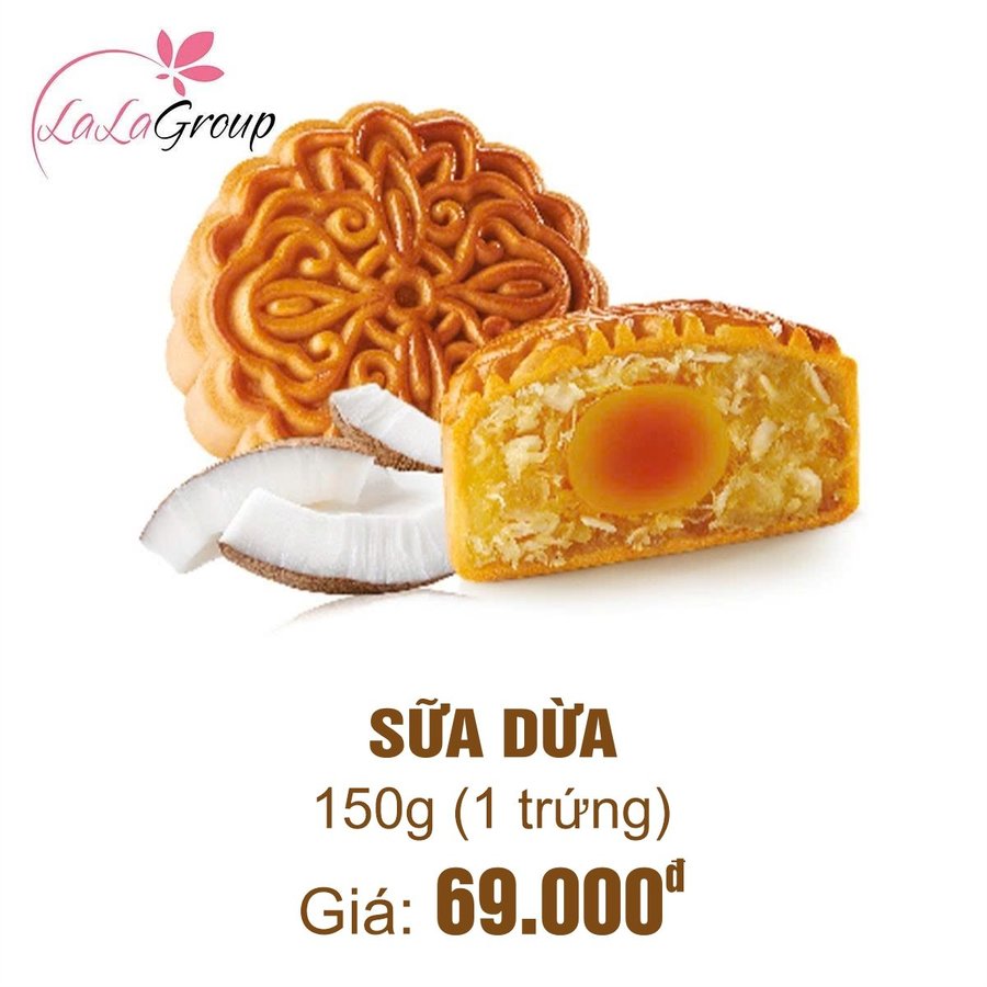 (TD1) Bánh Trung Thu Thọ Phát Sữa Dừa 1 trứng 150g