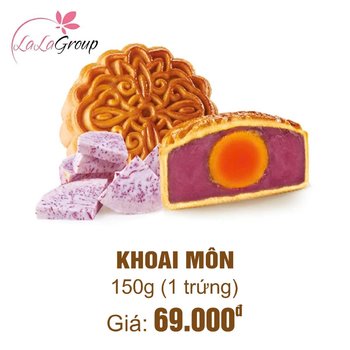 (TM1) Bánh Trung Thu Thọ Phát Khoai Môn 1 Trứng 150g