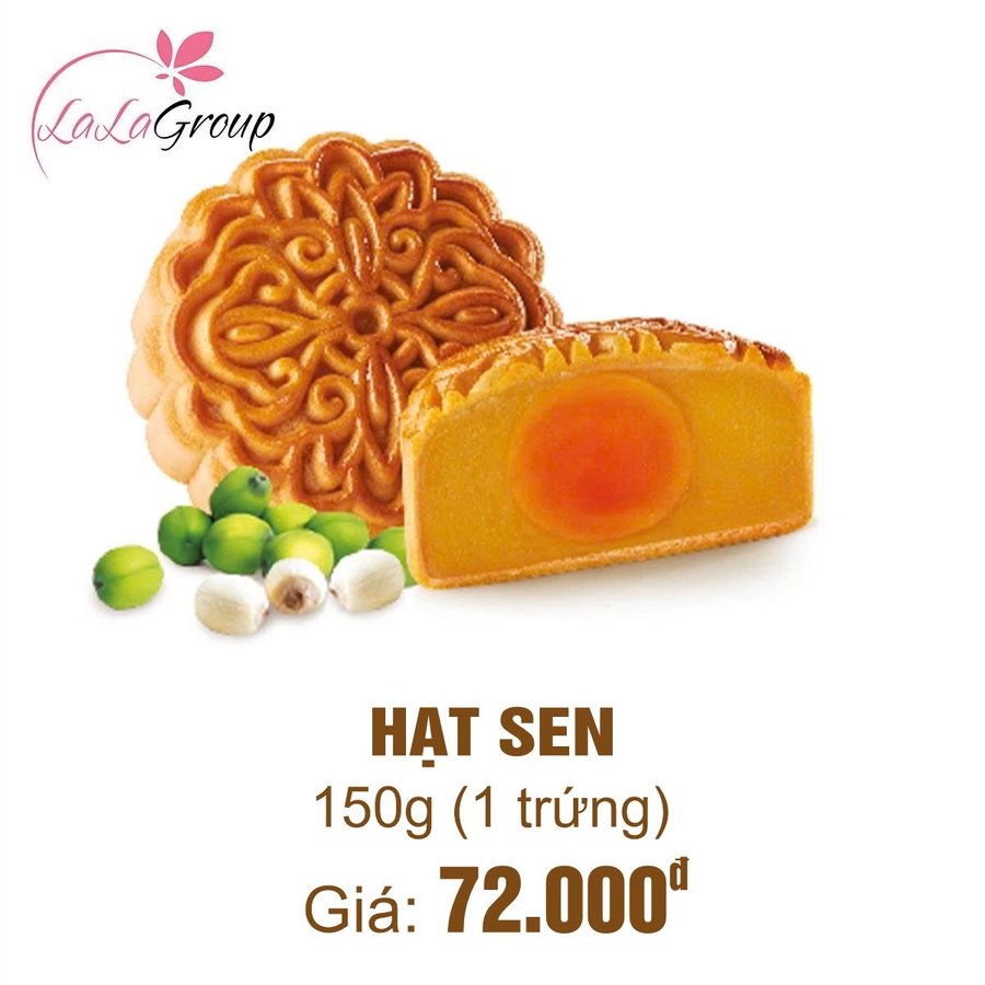 (TS1) Bánh Trung Thu Thọ Phát Hạt Sen 1 Trứng 150g