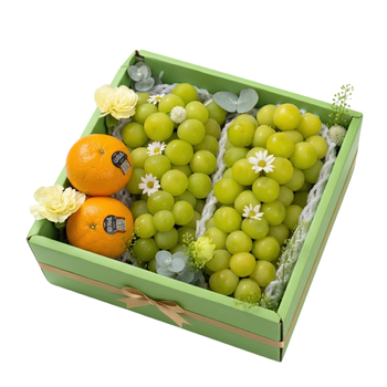 Hộp Trái Cây Nho Xanh Mix Quýt Úc Mọng Nước