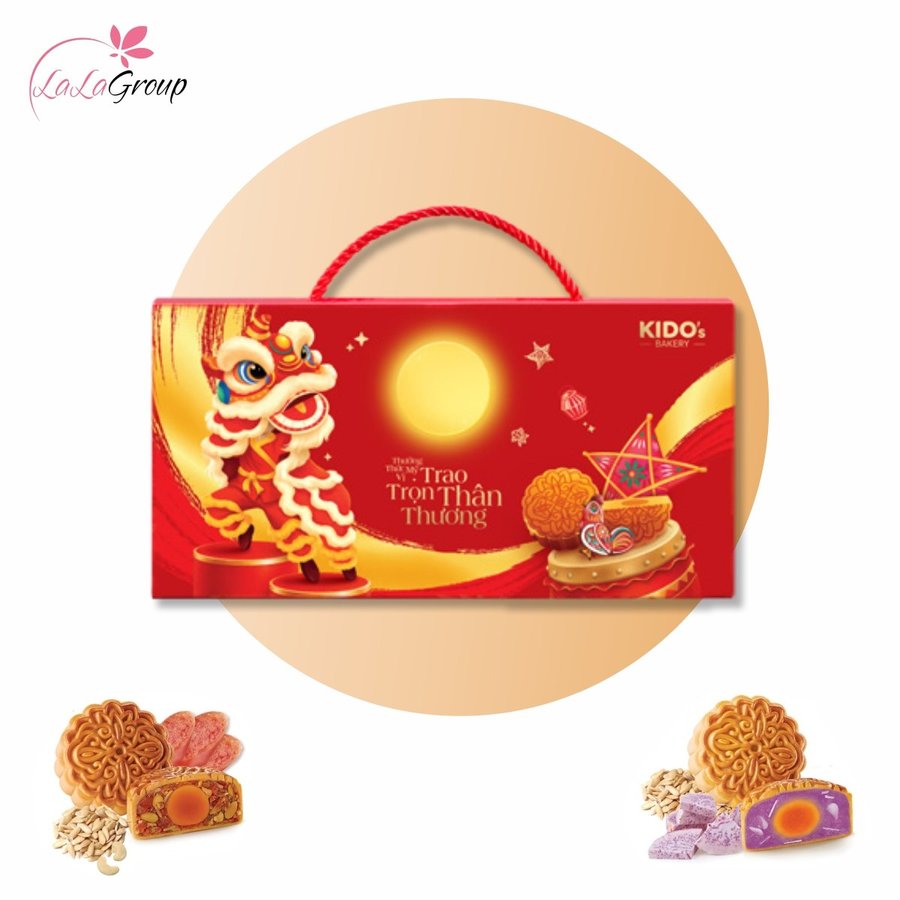 Hộp 2 Bánh Trung Thu KIDO Đoàn Viên 150gr