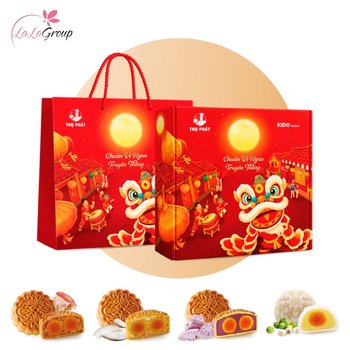 Hộp 4 Bánh Trung Thu Thọ Phát Hưng Thịnh