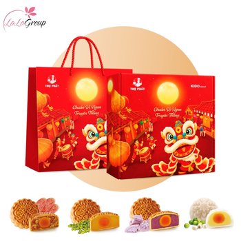 Hộp 4 Bánh Trung Thu Thọ Phát Nguyệt Cát