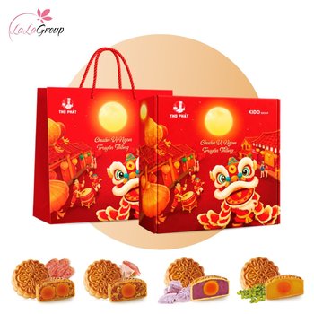 Hộp 4 Bánh Trung Thu Thọ Phát Phúc Lộc