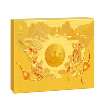 (HNV) Bánh Trung Thu Kinh Đô Trăng Vàng Hồng Ngọc An Phú 4 Bánh 160g Thượng Hạng